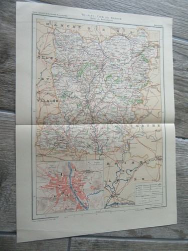 Carte couleurs mayenne - ,