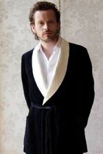 Hommes Matelassé Noir Fumer