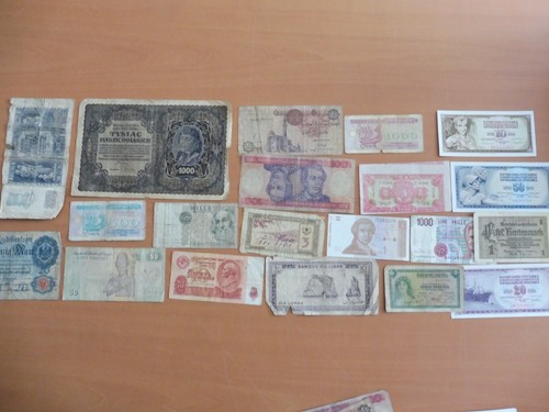 Lot billets etranger - lot, 20