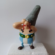 FIGURINE  PLASTOY 1997  ASTERIX - OBELIX avec menhir 