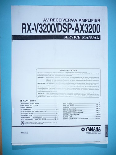 Service manuelle pour - pour, yamaha