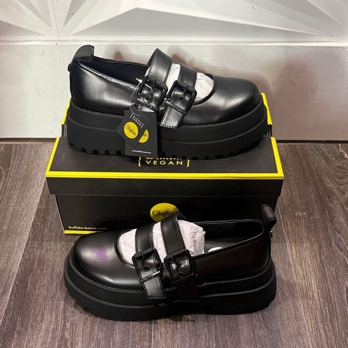Buffalo boots pluto mary black - buffalo,
