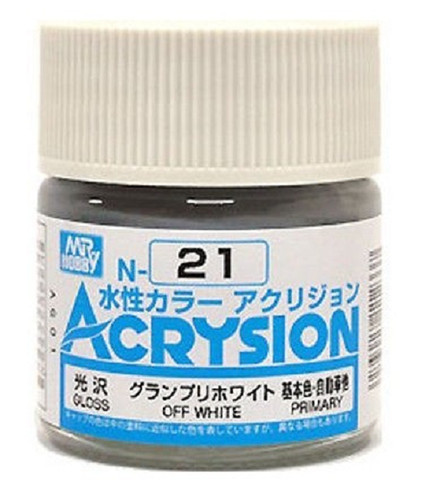 Hobby gunze n21 acrysion blanc - hobby/gunze acrysion,