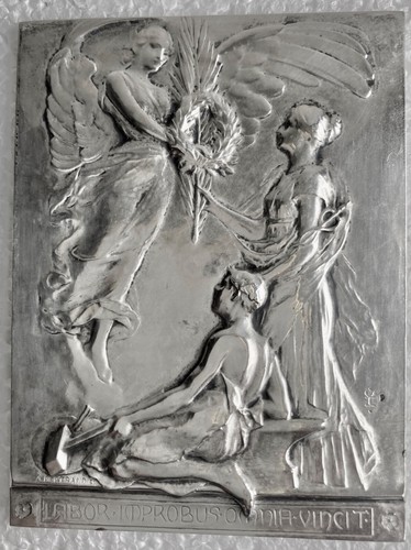Plaque argent art - en,