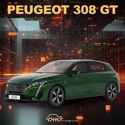 Peugeot 308 vert olive - 308, gt