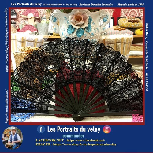 Eventail dentelle