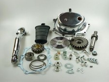 Démarreur Kit 4 - Rayon Big Twin , Aluminium Poli, pour Harley - Davidson