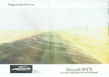  publicité Advertising 0422 1979  Renault 30 TX    R30  V 6  2 pages
