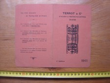 Publicite 1911 TERROT Cycles et Motocyclettes DIJON Seulement la couverture