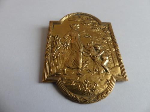 Medaille plaque bronze - medaille,