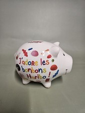 TIRELIRE HARIBO COLLECTION / J'ADORE LES BONBONS / TIRELIRE COCHON MULTICOLORE 