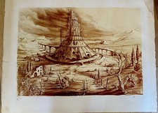 lithographie originale numérotée Marc DAUTRY 17/180 authentifiée par cachet