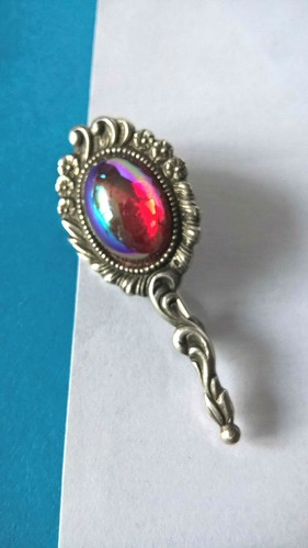 Broche vintage miroir - vintage,