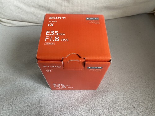 Sony 35mm oss e mount - f/1,8,