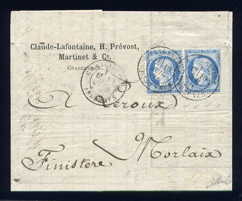 Rare lettre charleville - lettre, de