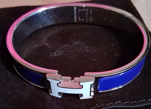 Hermes blue enamel - blue, h