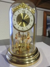 Petite Horloge à poser Schmid Germagny avec danseuses ne fonctionne pas, vintage