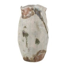 Vase Design en Argile "Lune" 46cm Beige