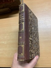 Rare 1862 " Histoire Universelle " CESAR Cantu Vol 18 Français Antique Livre