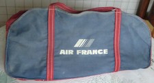 Sac sport Toile Air France vintage 1960 rouge et bleu