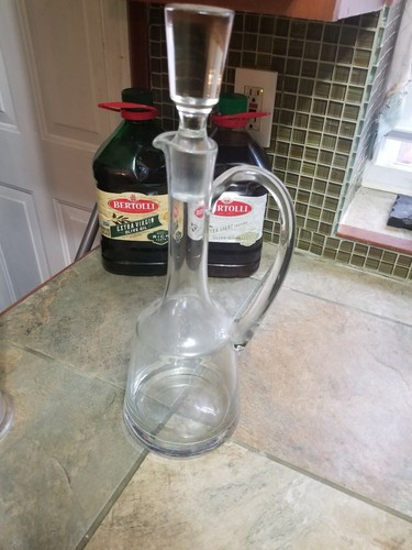 Glass wine pitcher - glass, /decanter
