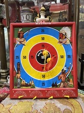 ancien jeu jouet fléchettes magneto indiens annees 60
