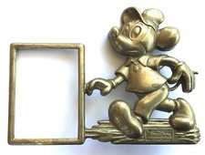 ANCIEN CADRE A PHOTO MICKEY WALT DYSNEY PRODUCTIONS MVBL MICKEY PHOTO FRAME