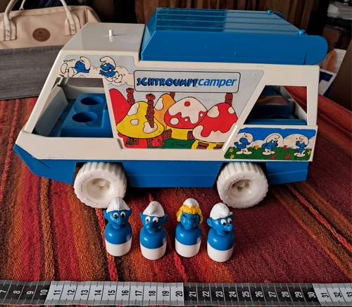 Camping car schtroumpfs 1983 - schtroumpfs,