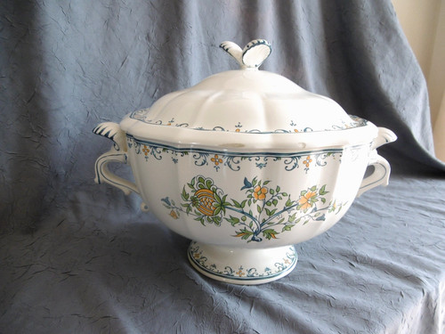 Soupiere faience gien - soupiere, decor