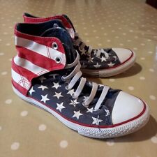 Converse All Star Hi Taille 36 US 4 UK 3 622366F Sneakers rouge blanc bleu