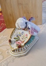Salière Ou Vide Poche en Porcelaine Sèvres Meissen Décor Angelot XVIIIEMÉ 