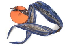 Foulard plissé Hermès soie