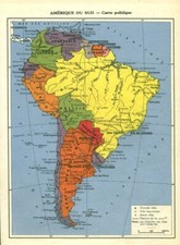 Document ancien carte