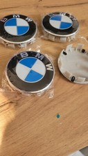4 X Capuchons Cache Moyeu Jante Centre De Roue enjoliveur BMW 68mm bleu et blanc