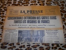 Journal - La Presse de la Manche, n° 7215, 21 mai 1968