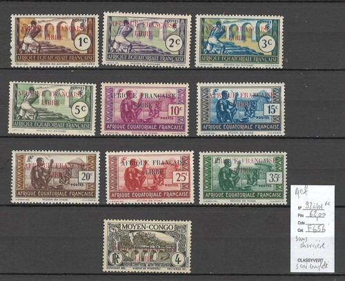 Aef yvert 101 sans - aef, **
