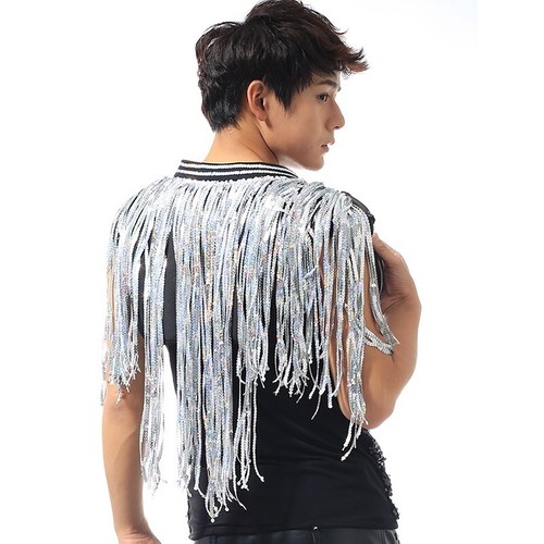 Gilet long sequin - gilet,