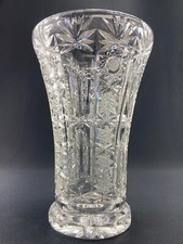Grand vase cristal taillé - grand,