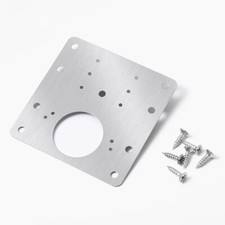 2 Plaques de Réparation INOX de Charnière d'Armoire, Porte, Placard, Cuisine