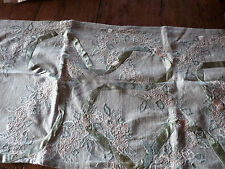 TISSU ANGLAIS AVEC RUBAN ET BRODERIES ROMANTIQUE