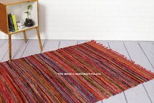 Indien Handmade Chindi Tapis