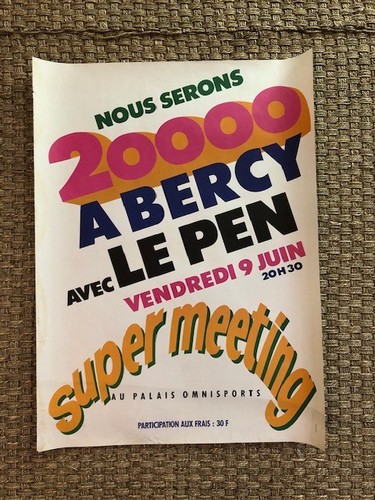 Affiche politique front - affiche,