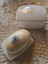Savon de bain n°5 CHANEL neuf vintage scellé avec porte savon de voyage ref 1955