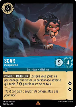 Lorcana scar manipulateur - lorcana,