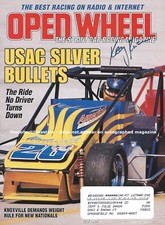 KRAIG KINSER AUTOGRAPHED JULY 2001 OPEN WHEEL SPRINT CAR RACING PHOTO MAGAZINE