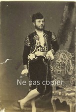 TORERO vers 1865 Toreador matador CDV homme costumé