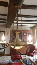 Lustre style Empire à 6 feux