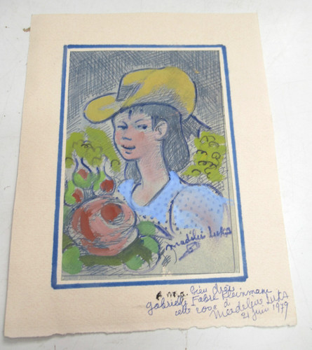 Beau dessin original portrait - dessin,