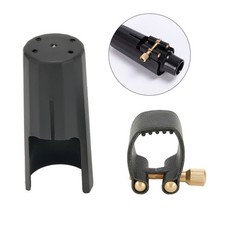 Ligature saxophone en cuir