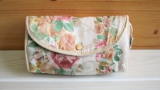 Trousse à maquillage ou de toilette YVES ROCHER en tissu floral style tapisserie